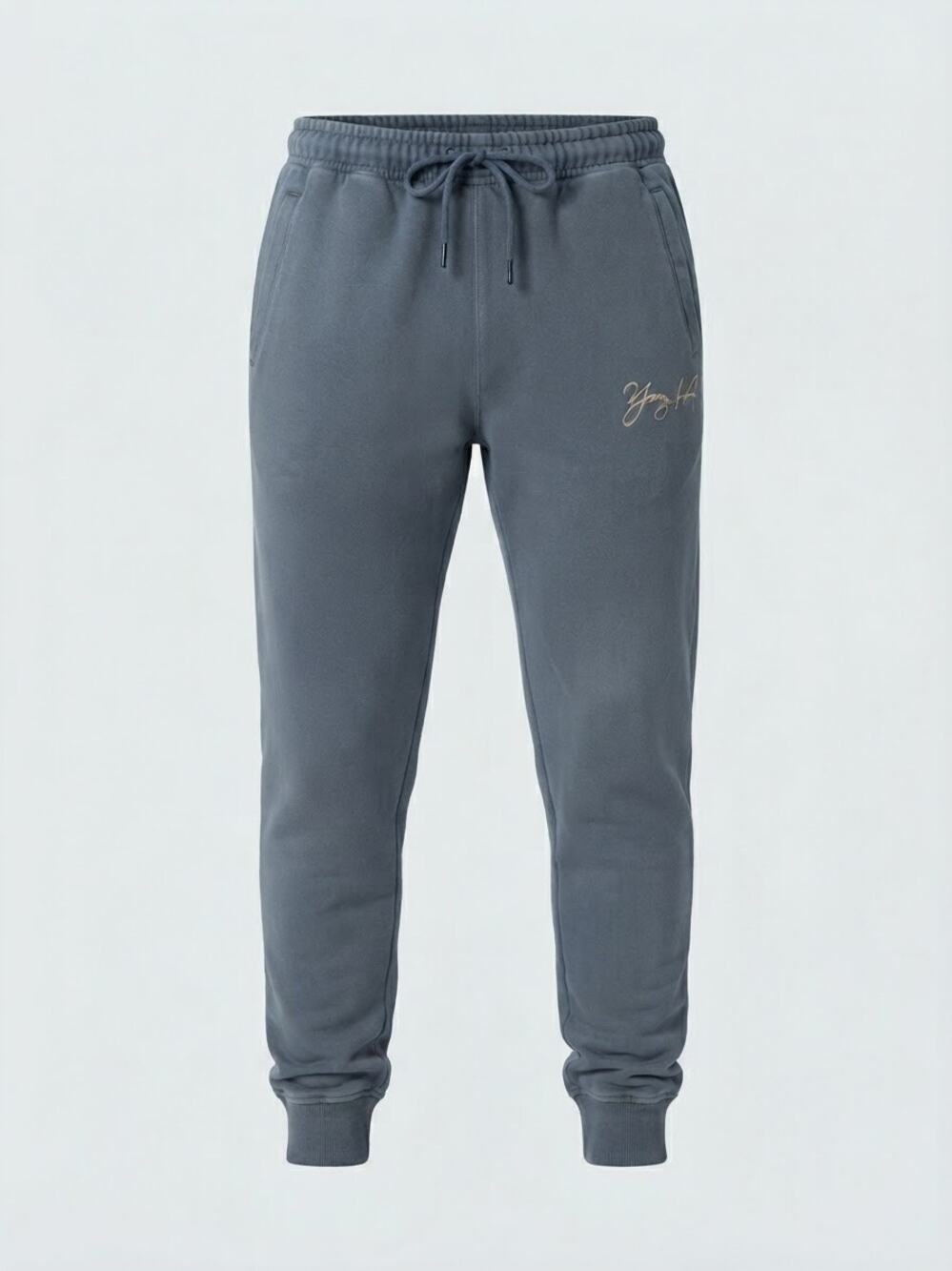 Young LA Inspirational Quote Joggers Slate Gray Size L